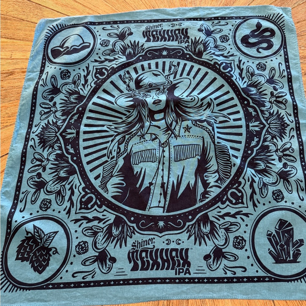 Shiner TexHex IPA Bandana Brewery La Bruja promo beer merch Western Festival